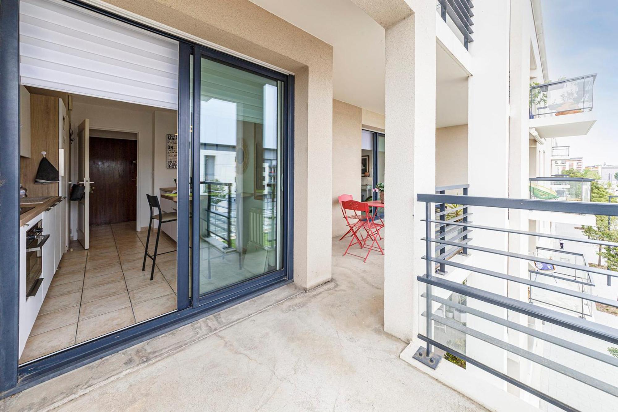 L'Aragon Wifi Balcon Vue La Maine Apartman Angers Kültér fotó